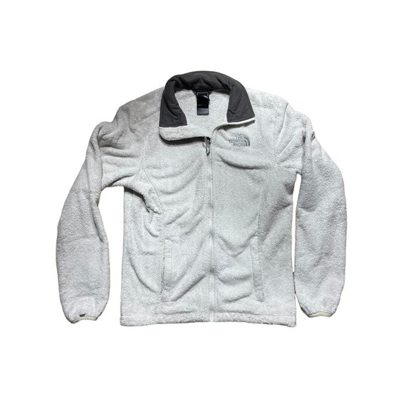 The North Face Women's Osito Zip up fleece jacket. White. XS - Picture 1 of 5